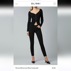 DL1961 Emma jegging. women's  Sz 29. black